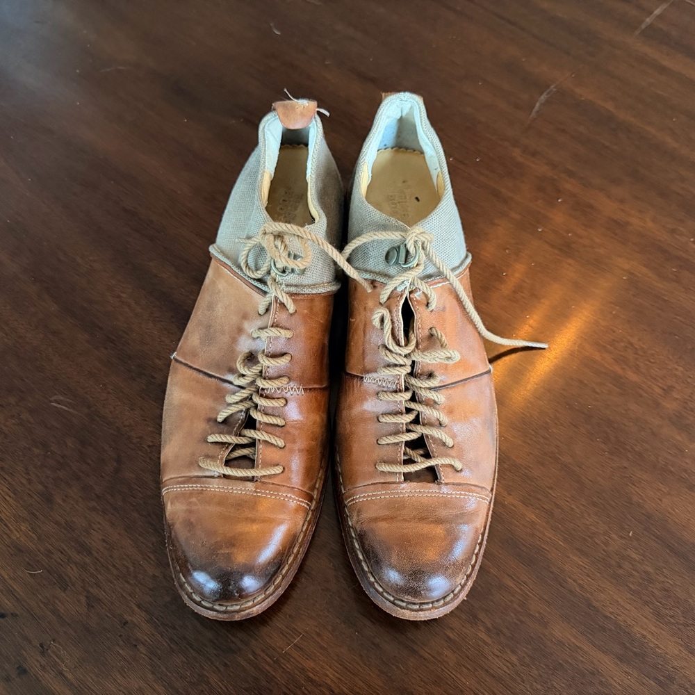 Vintage Timberland Boot Company Brown Lace Up Shoes 👞 Size 7